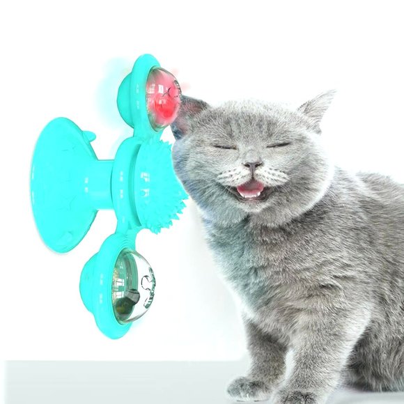 Windmill Catnip Toy Funny Kitten Toys Cat Toothbr - Picture 2 of 6